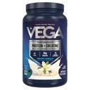Vega Protein + Kreatin - 30g Pflanzenbasiertes Protein, Vanille, 20 Portionen, 3g Kreatin, 5g BCAAs, Vegan, Keto, Glutenfrei, Dairy Free, Low Carb, für Muskelwachstum & Repair, Drink Mix, 33.9oz