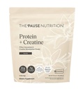 Das 'Pause Life Protein + Creatine, Hergestellt mit Creavitalis Creatine Monohydrate, Whey Protein, & BCAAs für Männer und Frauen, Glutenfrei, Low Sugar, Non GMO, Vanilla Flavor, 14 Servierungen, 17.8 Unze