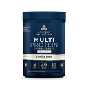 Nutrition ancienne Poudre à base d'animaux multiprotéines + créatine, 26g Protéines, Lactosérum, Brosse osseuse, Peptides de collagène, 5g Monohydrate de créatine, Colostrum et probiotiques, Haricot de vanille, 15 portions