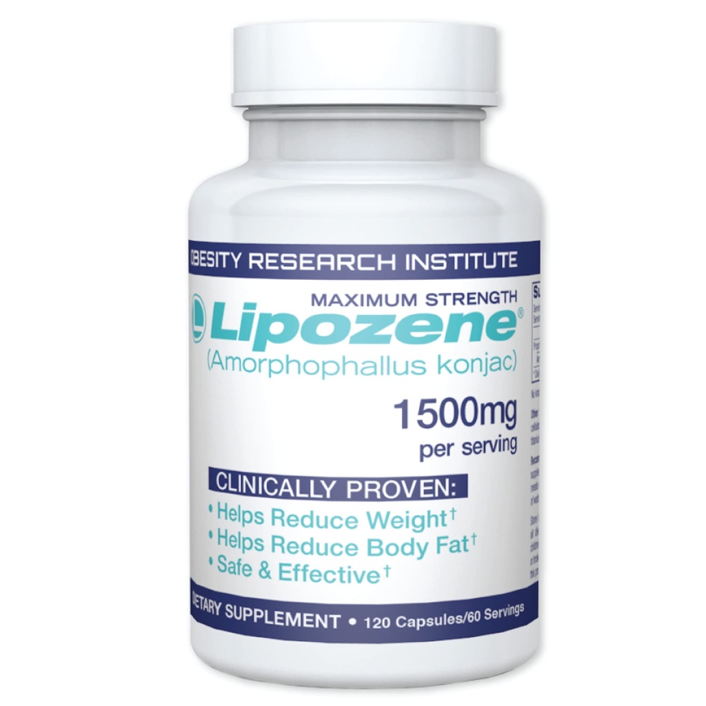 Bouteilles MEGA Lipozène - 120 capsules, en faisant notre plus grande taille disponible - Suppresseur d'appétit