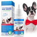 Cat & Dog Ohr Infektionsbehandlung Tropfen, Katze & Hund Ohr Reiniger für juckendes Ohr Relief, mit 1% Hydrocortison für Hunde Ohr Infektionen, Relieve Itchy Ears- 2.02 Fl.Oz