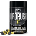 LIPORUSH NDS Nutrition XT - Super Concentrated Thermogenic mit L-Carnitin & Teacrine für Shredding Fat - Unterstützt maximale Energie, Fokus, Calorie Burning, Diuretic, Appetite Control (60 Kapseln)