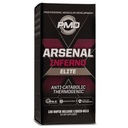 PMD Sports Arsenal X Inferno Superior Fast-Acting Liquid Gel Thermogenic Dietary Supplement - Fat Burner and Muscle Maintenance - Increase Metabolism and Energy Booster - 120 Liquid Gels