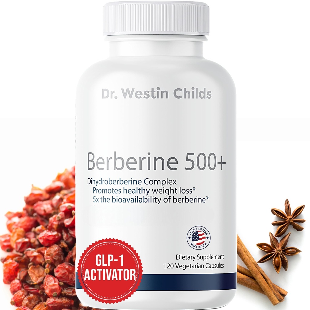 Dr. Westin Childs Dihydroberine Supplement 200 mg für Damen und Herren, Herz-Kreislauf, Gut, Schilddrüse, & Immununterstützung mit Alpha Lipoic Acid - Mai 5X Mehr Effektive Than Berberine HCL | 60 Ct