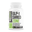 GLP-1 Shred Zone - Weight Loss Pills für Damen und Herren + Appetit Suppressant Support - Unterstützt gesunde Pfade verbunden mit GLP-1 Aktivität - Fat Burner Supplement - 60 Kapseln