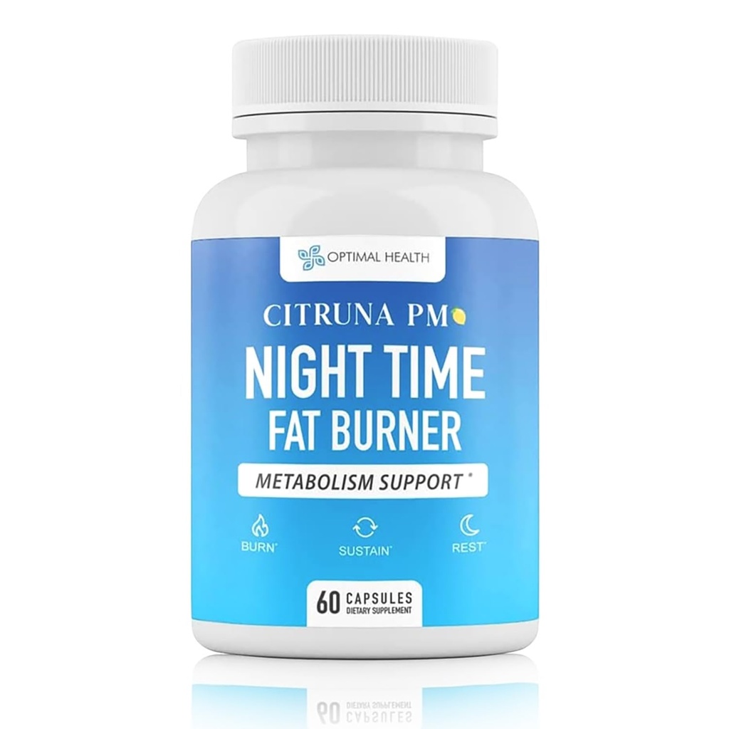 PM Night Time Weight Loss Supplement für Männer und Frauen Natürliche Gewichtsverlust Pillen Infused mit Ashwagandha, Lemon Balm, 5-HTP - Appetite Control Night Time Fat Loss Pills - 60 Kapseln