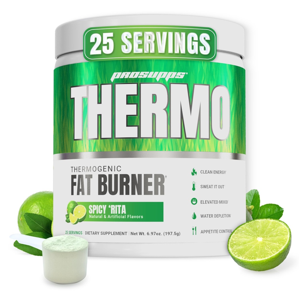 ProSupps Thermogenic Fat Burner Powder, Spicy Rita - Weight Loss & Metabolism Booster Pre Workout Supplement für Damen und Herren - Unterstützt Appetit Control & Boosts Energy - Glutenfrei - 25 Servierungen
