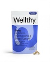 Wellthy Night Time Thermogenic - Vitamin B6, Ashwagandha & Melatonin - Nighttime Thermogenic für Damen - Belly Thermogenic - Natural Weight Loss Supplements für Damen, 60ct