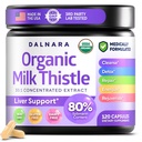 Milchdistel Kapseln 120 Zähler, Premium Kräuter Leber Unterstützung Formel, Non-GMO und Third-Party getestet, unterstützt natürliche Detox, Cleanse & Repair