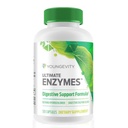 Youngevity Ultimate Enzymes® - Multi Enzymes for Digestion, Gas & Bloating Relief - Betaine HCl, Ox Bile, Pancreatine 10X, Papain 6M, Pepsin 1:3000 (120 Kapseln)