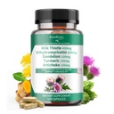 GREENPEOPLE Lymph-Liver Cleanse Detox & Repair - Strength Lait Thistle Extrait 30X - Standardisé et concentré 80% Silymarin avec/Vitamine,95% curcuminoïdes et 17+Liver santé nutriments végétalien 120CT