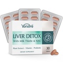 Liver Detox & Digestive Support Supplement mit 15B CFU Probiotics, Milk Thistle, Dandelion Root & Turmeric | Advanced Detox, Cleanse & Gut Repair | Blister-gesiegelte Tabletten (1 Pack)