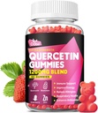 Gummies Quercetin 1200mg - Quercetin avec vitamine C et zinc, Bromelain, Elderberry, vitamine D3 - Suppléments Quercetin pour les enfants et les adultes Immunity & Allergy Support