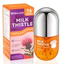 Détox de nettoyage du foie pour les femmes: Thistle de lait avec dandelion pour le soutien du foie, l'inositol et le glutathion pour la santé métabolique antioxydante non-OGM 60 Capsules