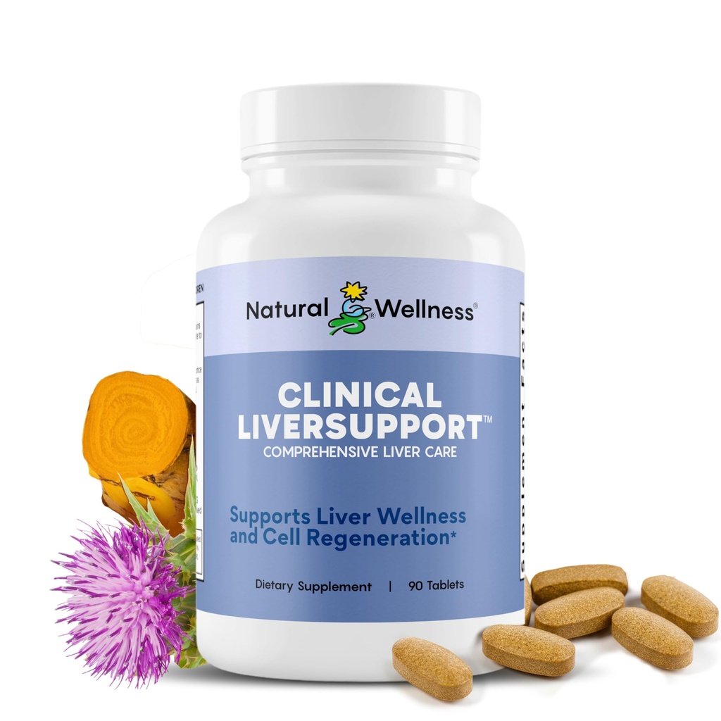 Natürliche Wellness Klinische Leberunterstützung – Physician-Formulierte Milchdistle & Curcumin Blend für Detox, Repair & Healthy Liver Function – 12 Leistungsstarke Inhaltsstoffe, maximale Absorption