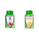 Vitafusion Vitamine B12 Vitamines Gommy 140 Compte et puissance C Vitamine C Gummies 150 Compte