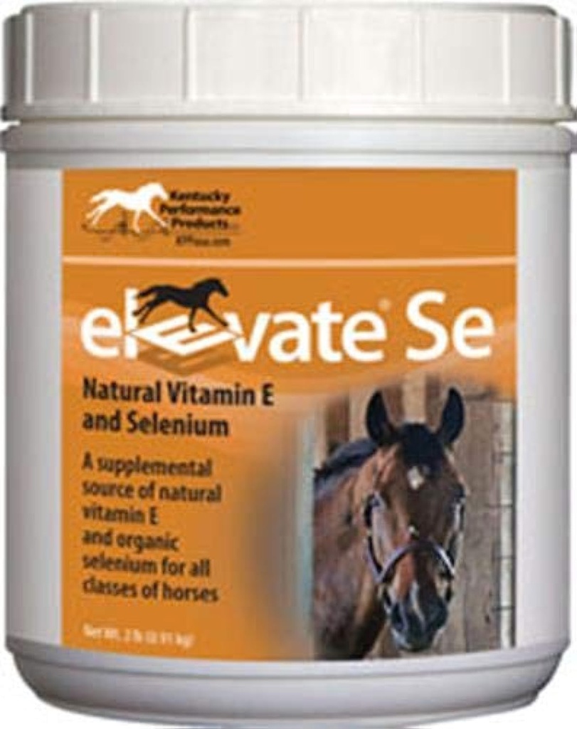 Kentucky Performance Prod Élever Se Vitamine E naturelle et poudre de sélénium pour chevaux, conteneur de 2 livres