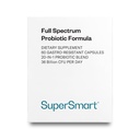 Supersmart Full Spectrum Probiotic Formula 36 Million CFU par jour (20-in-1 Complex) - avec Lactobacillus Reuteri, Gasseri, Rhamnosus, Crispatus - 60 capsules végétariennes sans OGM et sans gluten