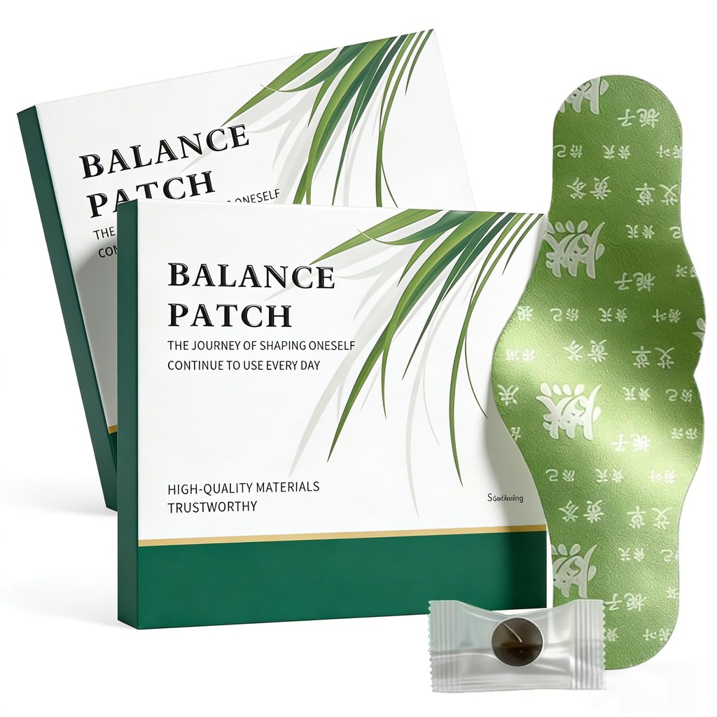 Lot d'équilibre, Stomach japonais à base de plantes, ingrédients à base de plantes, favorise le confort Abdominal design non irritant, conception confortable adhésive, utilisation topique facile(2 boîtes-10 Patches)