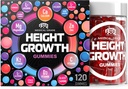 BIOTEQUELAB Höhe Wachstum erhöhen Gummies Vitamine, Grow Tall Supplement, Calcium, Magnesium, Zink, Ashwagandha, Glucosamin Multivitamin für Jugendliche, Kinder, 120 Gummies