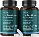 Potent Lumbrokinase Supplement (120 Portionen) 40mg/Serving (Max Activity - 800.000 Units) - Lumbrokinase Enzymes Kapseln für Energieunterstützung, Verdauung, Kognition & Gut Gesundheit - Ähnlich wie bei Nattokinase