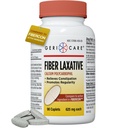 GeriCare Fiber Laxative - 625mg Calcium Polycarbophil Fiber Supplement für Frauen und Männer - Sanfte wirksame OTC Relief für Verstopfung und Hämorrhoiden - Unlösliche Faserkapseln (90 Count)