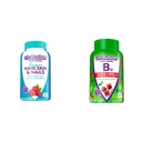 Vitafusion Wunderschönes Haar, Haut & Nägel Multivitamin Plus Biotin, Vitamin B12 Kirschgummis zur Unterstützung des Energiestoffwechsels, 135ct & 90ct