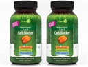 Irwin Naturals Résistance maximale 3-en-1 Blocker de glucides - Neutraliser les glucides, aide à la digestion et au métabolisme Booster - Extrait de haricot blanc + Chrome + Enzyme Blend - 150 Soft-Gels - 2 Pack