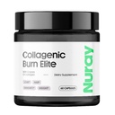 Nuray Collagenic Burn Elite mit grünem Tee - Collagen Peptides- 60 Kapseln | Collagen Burn mit 5 Arten von Collagen für gesundes Haar, Haut, Nägel, Gelenke, Stoffwechsel Boost & Energie