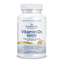 Nordic Naturals Pro Vitamine D3 5000, Orange - 120 Mini Gels Soft - 5000 UI Vitamine D3 - Soutient les os sains, l'humeur et le système immunitaire Fonction - Non-OGM - 120 portions