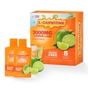 Supplément liquide L-Carnitine avec l carnitine 3000 et l carnitine – Formule pré-entraînement avec thé vert, taurine et électrolytes pour la performance active (30 sachets)