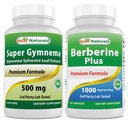 Extrait de Gymnema Sylvestre 500 mg & Berberine Plus 1000mg