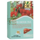 Thé de désintoxication du foie - Thé à base de plantes pour le foie gras et le foie alcoolique, nettoyage et réparation naturels, 20 sachets de thé