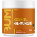 RAW Essential Pre-Workout Powder (Orange) - Chris Bumstead Sports Nutrition Supplement for Men & Women - Preworkout Energy Powder with Caffeine, L-Citrulline, L-Tyrosine, & Beta Alanine Blend