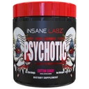 Insane Labz psychotique, poudre pré-entraînement stimulante élevée, énergie latente extrême, focus et endurance avec Beta Alanine, Creatine Monohydrate DMAE, 35 Srvgs (Cotton Candy)
