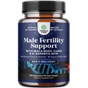Supplément Fécondité Homme Pré Conception - Sème Volume Booster avec CoQ10, Racine de Maca, Folate de méthyle et Acide D-Aspartique - Supplément Fécondité Homme pour Motilité du Sperme - Conception pour lui, 90 Jours