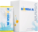 USANA BiOmega Jr. Supplément à l'huile de poisson avec acides gras Omega 3 pour enfants 4+ - 14 paquets