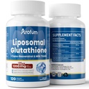 Liposomales Glutathion 1000mg, mit Resveratrol & Milchdistel | High Absorption Reduced Glutathione liposomal Supplement | 120 Vegane Kapseln für Hautgesundheit, Immun & Leberunterstützung