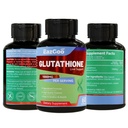 Supplément de glutathion 1000mg Antioxydant - Formule Vegan Premium pour le soutien immunitaire, l'éclairage de la peau et la désintoxication du foie – Sans allergène, non-OGM, bien-être efficace Boost (paquet de 2)