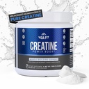 Poudre monohydratée micronisée de créatine, poudre de créatine végétalienne non aromatisée, suppléments pour les hommes, essentiels d'entraînement purs pour les femmes, certifié NSF (150g) (5g par portion) (30 portions) - Vida Fit