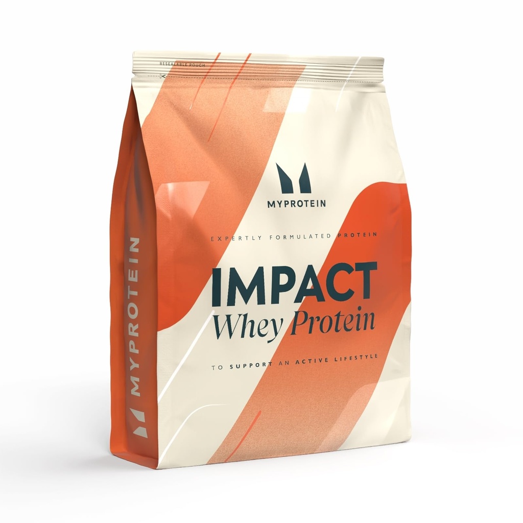 Myprotein Impact Whey Protein Powder, 2.2 Lbs (32 Servings) Vanilla Ice Cream, 22g Protein & 5g BCAA Per Serving, Protein Shake for Superior Performance, Muscle Strength & Recovery, Gluten Free
