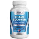 Gehirnunterstützungsergänzung für Clarity, Memory, Mood, Focus, Mental Performance - Natural Nootropic für kognitive Funktion - mit GABA und Green Tea Extract - 60 Kapseln