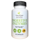 Casa de Sante FODMAP Verdauungsenzyme, No High Inulin, Keto Carnivore Intolerance Support, 18 Multi Enzym Amylase Bromelain Lipase Lactase Protease Papain Alpha galactosidase, Mehr - No GMO