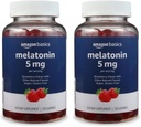 Bases Melatonine 5mg, 120 Gommies (2 par portion), Fraise (précédemment Solimo) (paquet de 2)
