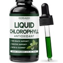 Chlorophyll Liquid Drops (60 ml) Premium Liquid Chlorophyll Drops for Skin Health and Digestive Support - Chlorophyllin Supplement for Women and Men Body Detox - Third Party Tested - Made in USA