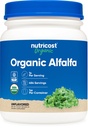 Nutricost Organic Alfalfa Powder 1LB - USDA Certified 100% Organic, Vegetarisch, Non-GMO, Glutenfrei