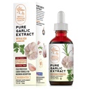Pure Knoblauch Extrakt – Allicin-Ergänzung – Immununterstützung. Alkoholfreie Formel, Vegan, Rohstoffe, Superfood – Flüssige Knoblauch Öltropfen - 1 fl.oz