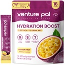 Venture Pal Powder Packets sans électrolyte de sucre - Liquid Daily IV Drink Mix pour l'hydratation rapide et la récupération des parties