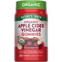 Nature's Truth Organic Apple Cider Vinegar Gummies | 60 Count | Vegan, Gluten Free & Non-GMO Supplement | USDA Organic | Apple Flavor