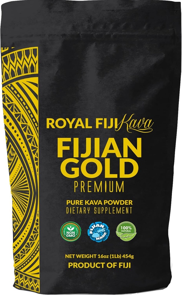 Kava Pulver Fijian Gold Premium 5+ Jahre gereift Kava Wurzel Vollständige Stärke Kava Kava aus Fiji-Inseln Organic Grown Super Strength Kava Root